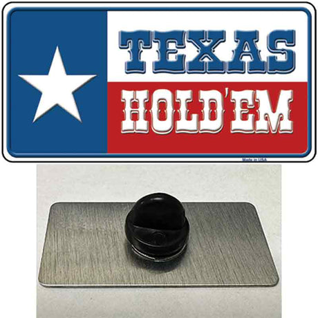 Texas Hold Em Novelty Metal Hat Pin