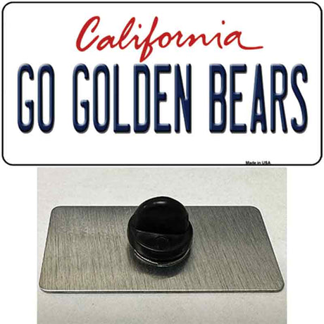 Go Golden Bears Novelty Metal Hat Pin