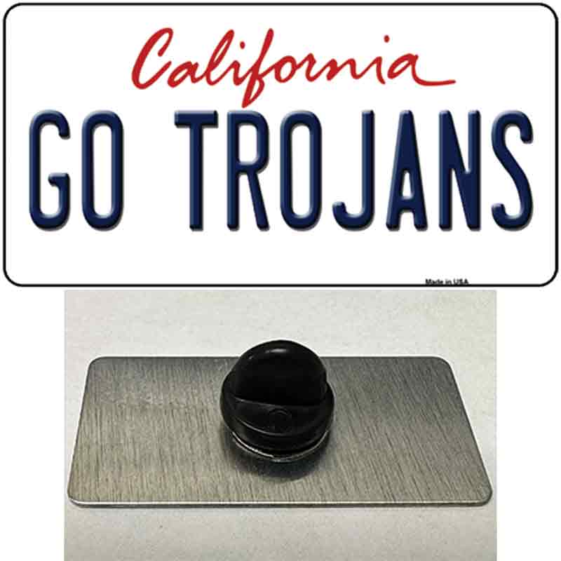 Go Trojans Novelty Metal Hat Pin