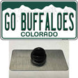 Go Buffaloes Novelty Metal Hat Pin