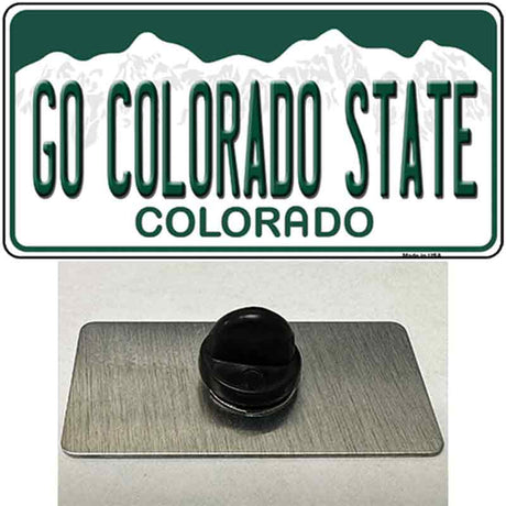 Go Colorado State Novelty Metal Hat Pin