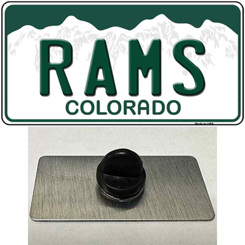 Rams Novelty Metal Hat Pin