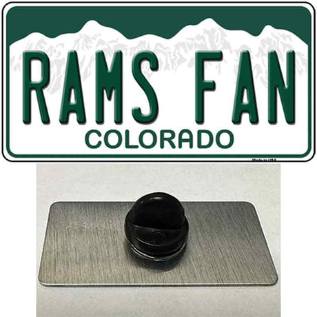 Rams Fan Novelty Metal Hat Pin