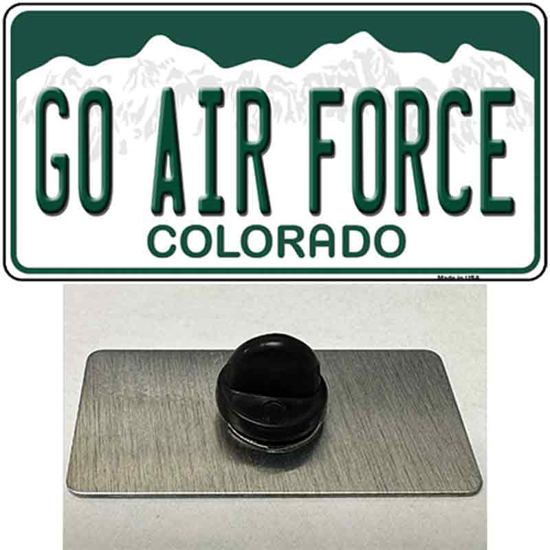 Go Air Force Novelty Metal Hat Pin