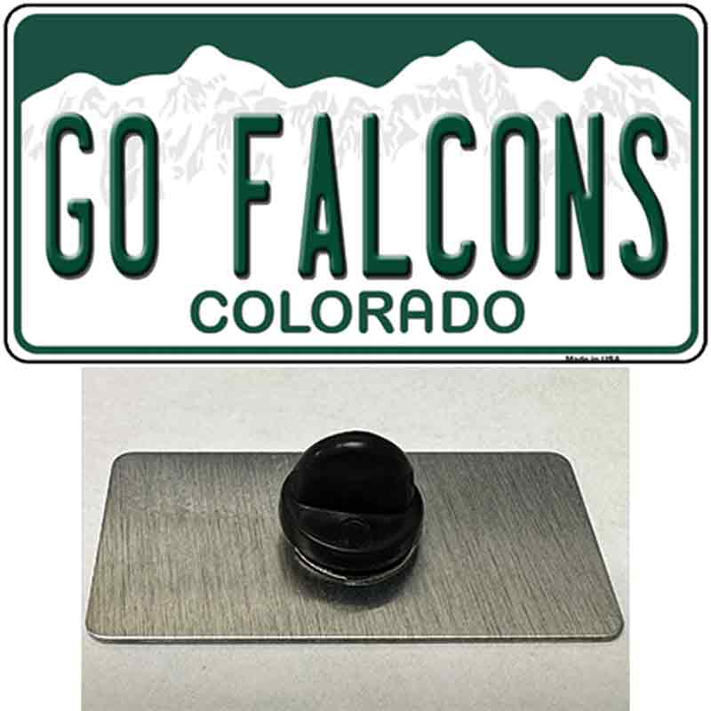 Go Falcons Novelty Metal Hat Pin