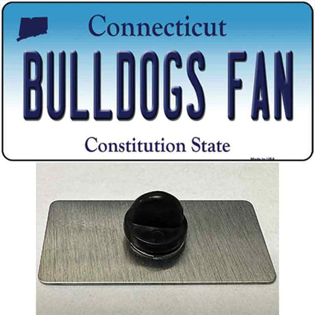 Bulldogs Fan Connecticut Novelty Metal Hat Pin