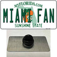 Miami Fan Novelty Metal Hat Pin