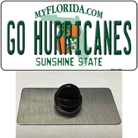 Go Hurricanes Novelty Metal Hat Pin