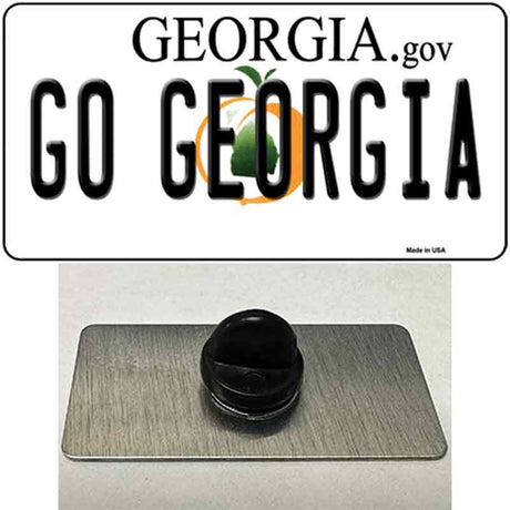 Go Georgia Novelty Metal Hat Pin