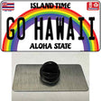 Go Hawaii Novelty Metal Hat Pin