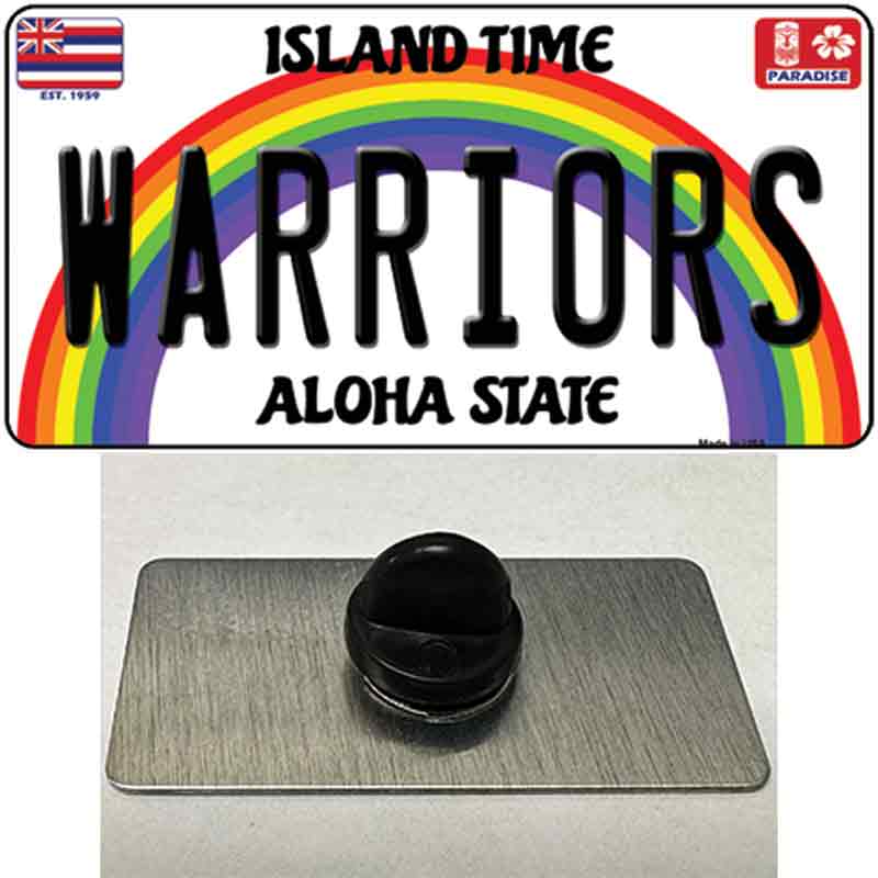 Warriors Novelty Metal Hat Pin