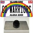 Go Warriors Novelty Metal Hat Pin