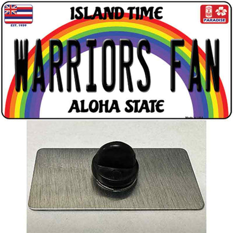 Warriors Fan Novelty Metal Hat Pin