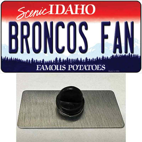 Broncos Fan Novelty Metal Hat Pin