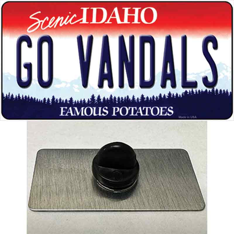 Go Vandals Novelty Metal Hat Pin