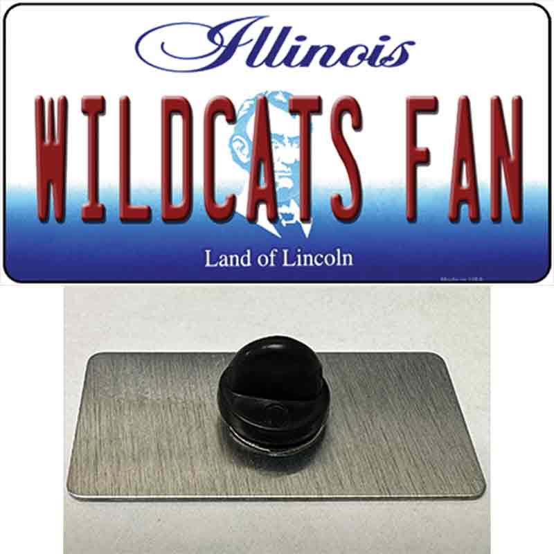 Wildcats Fan Illinois Novelty Metal Hat Pin