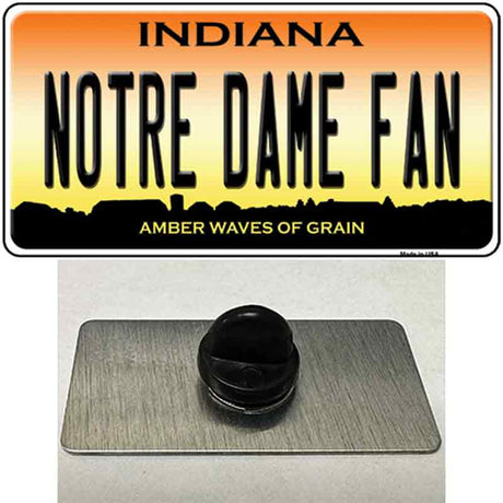 Notre Dame Fan Novelty Metal Hat Pin Tag