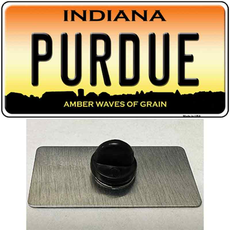 Purdue Novelty Metal Hat Pin Tag