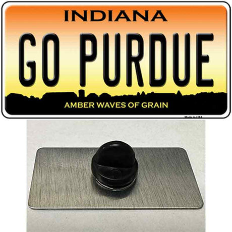 Go Purdue Novelty Metal Hat Pin Tag