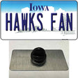 Hawks Fan Novelty Metal Hat Pin Tag