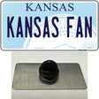 Kansas Fan Novelty Metal Hat Pin Tag