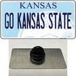 Go Kansas State Novelty Metal Hat Pin Tag