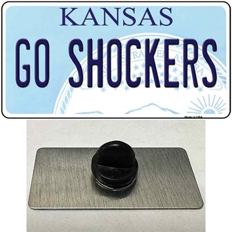 Go Shockers Novelty Metal Hat Pin Tag