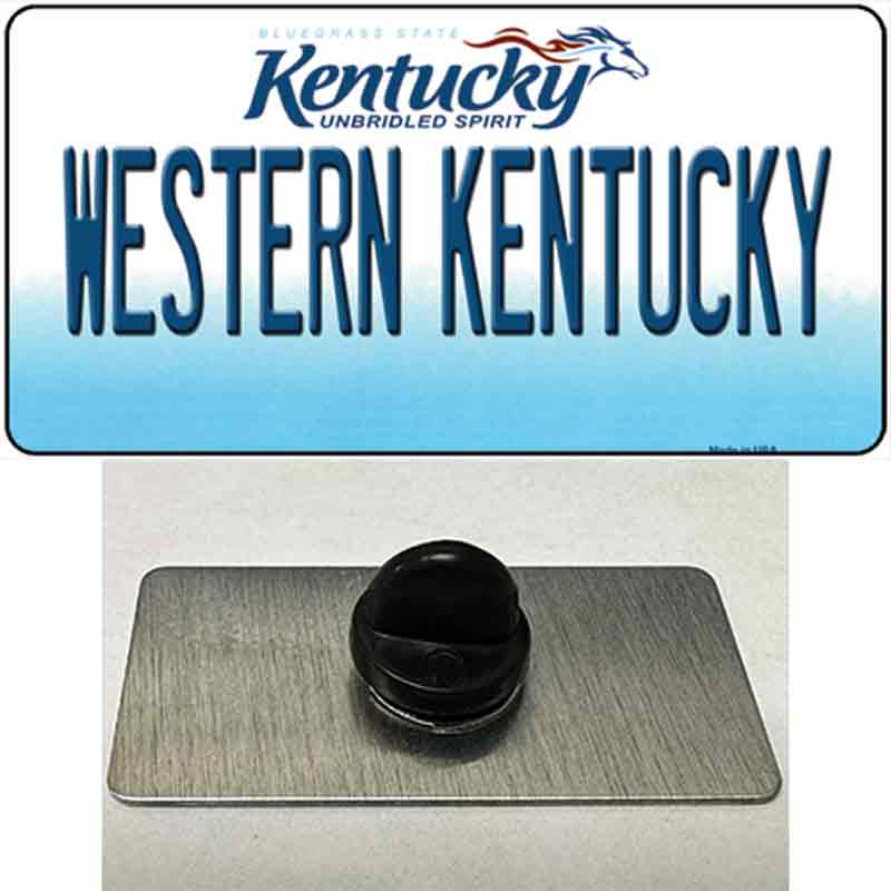 Western Kentucky Novelty Metal Hat Pin Tag