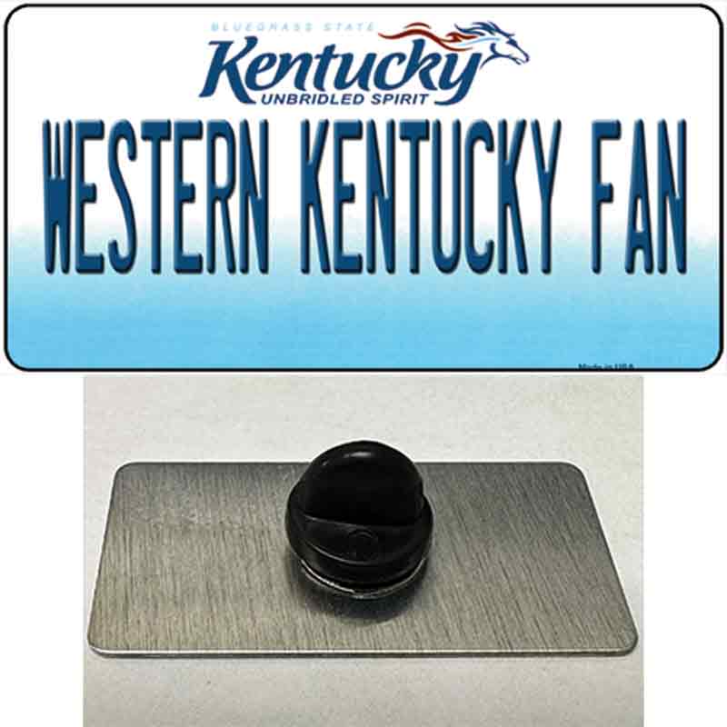 Western Kentucky Fan Novelty Metal Hat Pin Tag