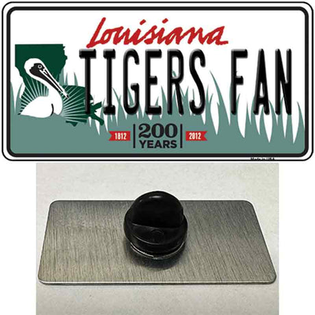 Louisiana Tigers Fan Novelty Metal Hat Pin Tag