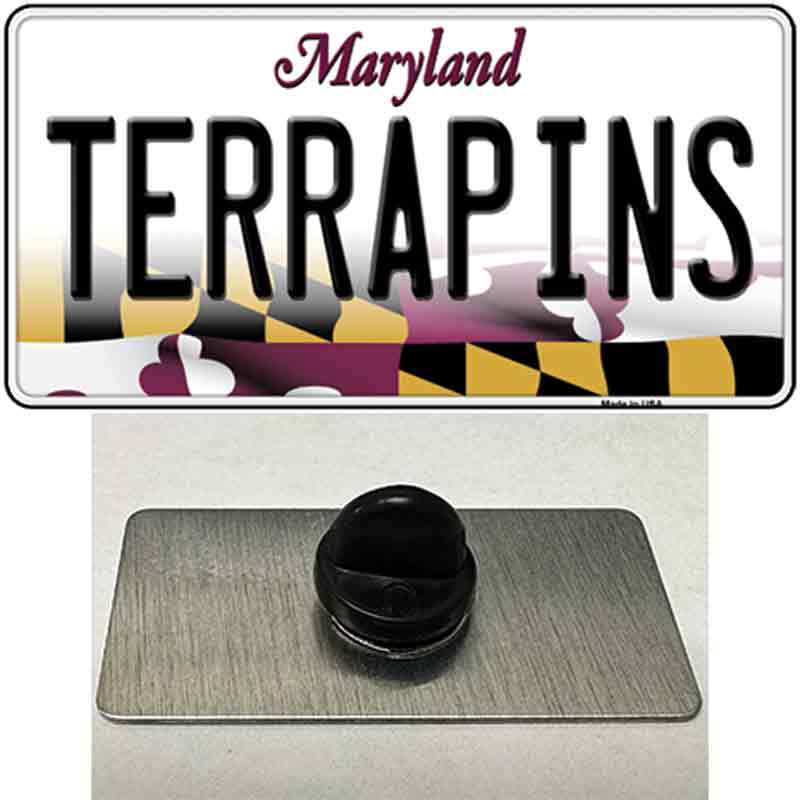 Terrapins Novelty Metal Hat Pin Tag