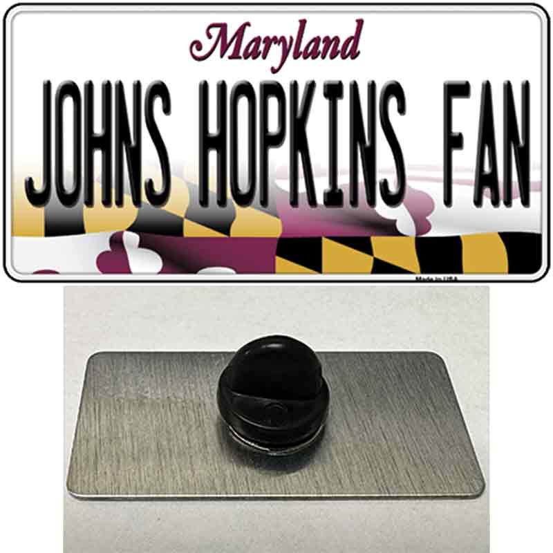 Johns Hopkins Fan Novelty Metal Hat Pin