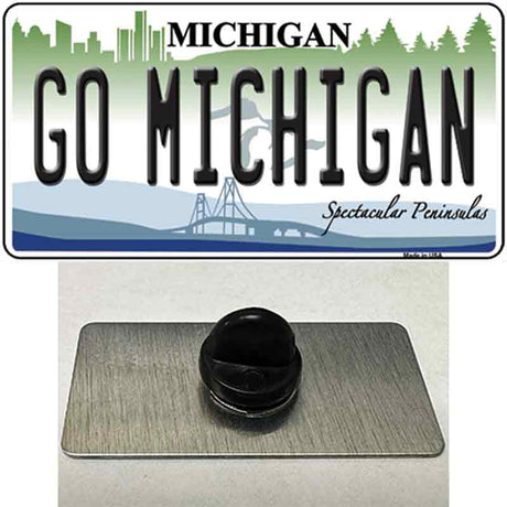 Go Michigan Novelty Metal Hat Pin