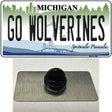 Go Wolverines Novelty Metal Hat Pin