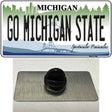 Go Michigan State Novelty Metal Hat Pin