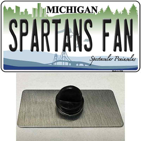 Spartans Fan Novelty Metal Hat Pin