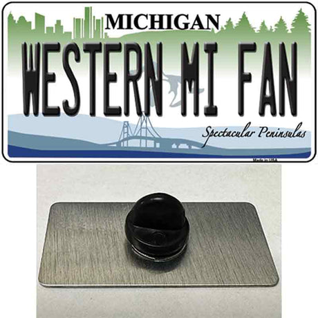 Western Michigan Fan Novelty Metal Hat Pin