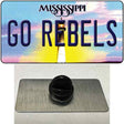 Go Rebels Novelty Metal Hat Pin