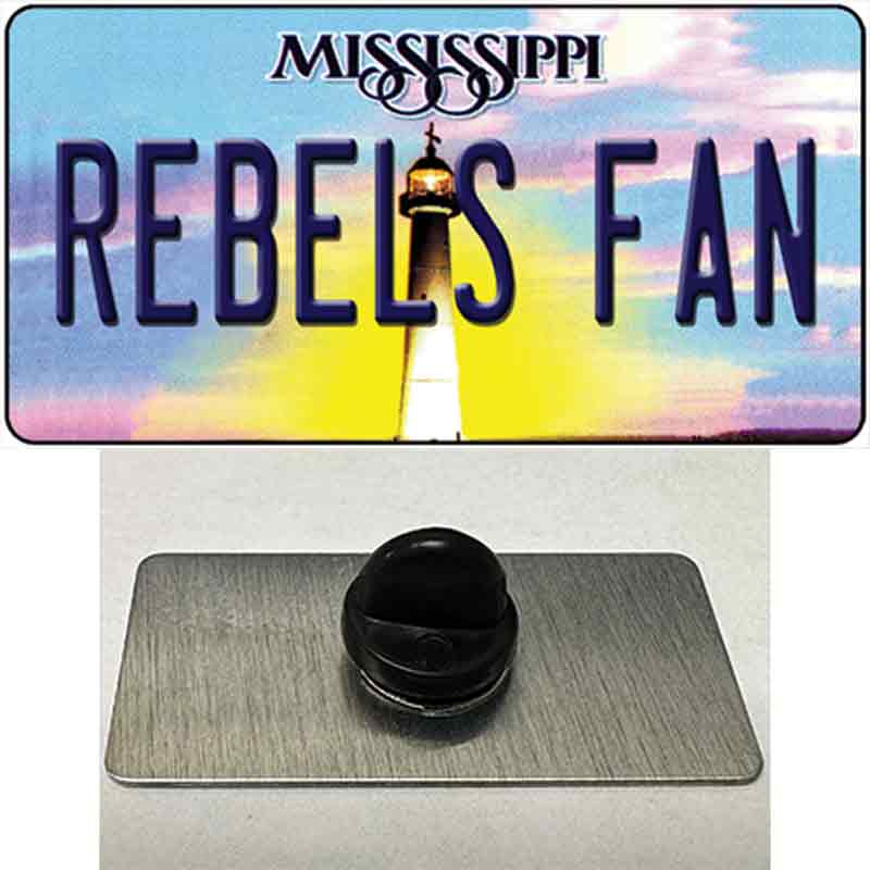 Rebels Fan Novelty Metal Hat Pin