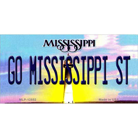 Go Mississippi State Novelty Metal Hat Pin