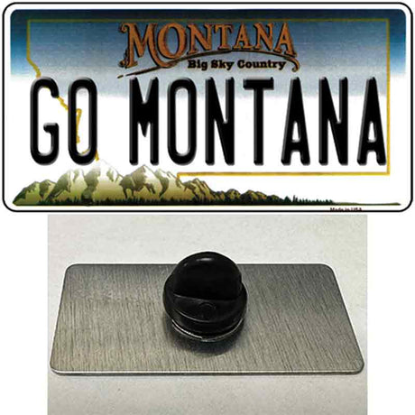 Go Montana Novelty Metal Hat Pin