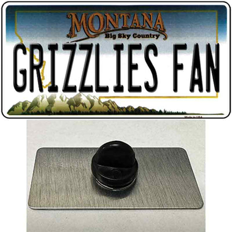 Grizzlies Fan Novelty Metal Hat Pin