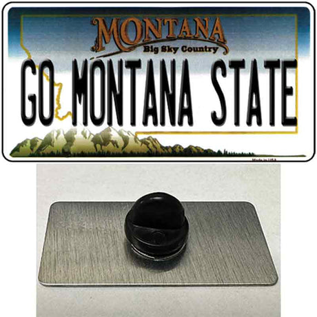 Go Montana State Novelty Metal Hat Pin