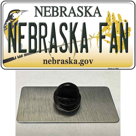 Nebraska Fan Novelty Metal Hat Pin