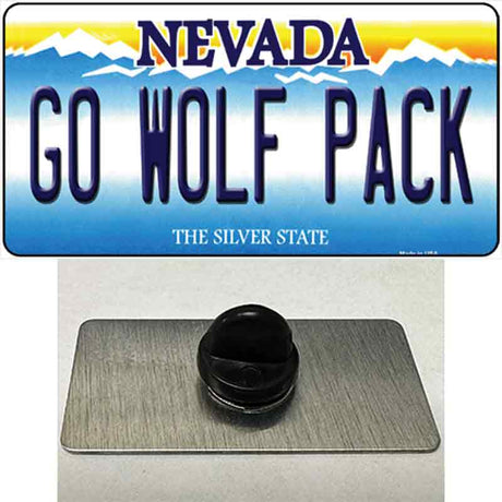 Go Wolf Pack Novelty Metal Hat Pin