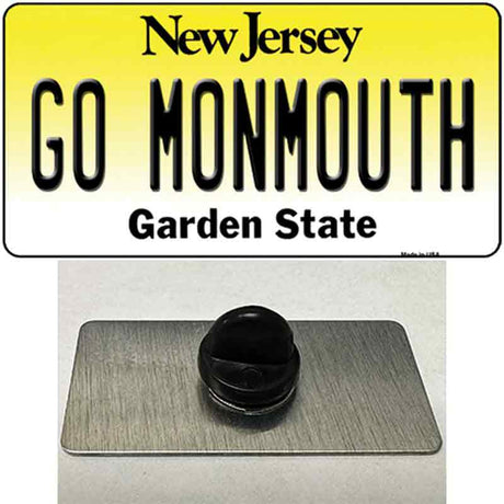 Go Monmouth Novelty Metal Hat Pin