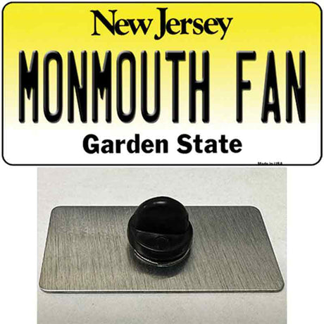 Monmouth Fan Novelty Metal Hat Pin