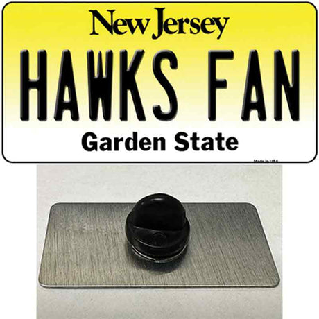 Hawks Fan New Jersey Novelty Metal Hat Pin