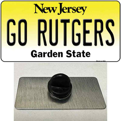 Go Rutgers Novelty Metal Hat Pin