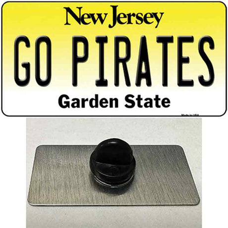 Go Pirates Novelty Metal Hat Pin